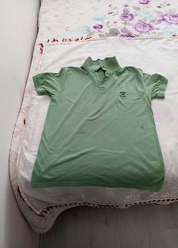 Yeşil polo yaka t-shirt 