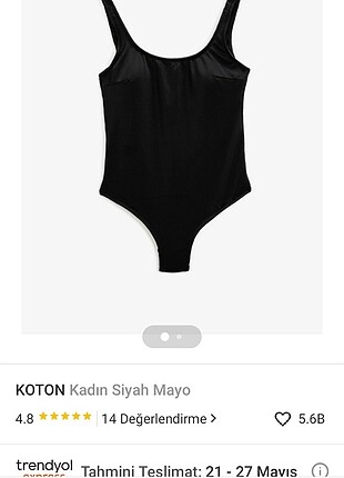 Koton siyah mayo