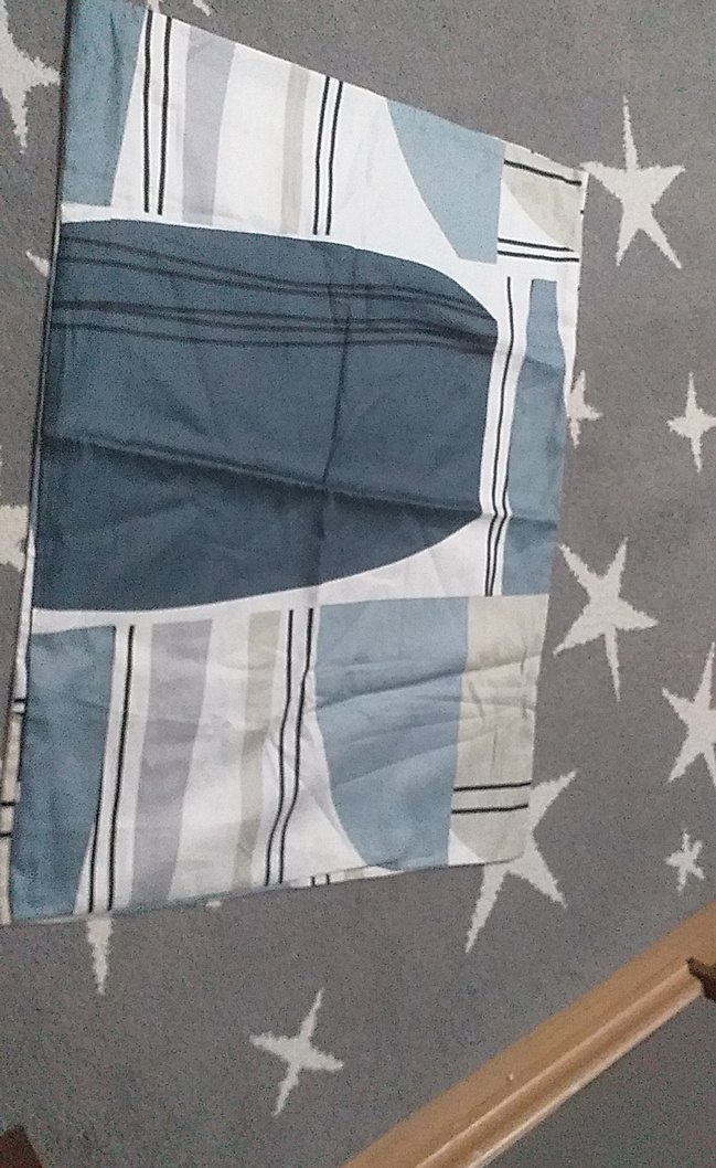 Gri Mavi Düz Yastık - Görsel 5