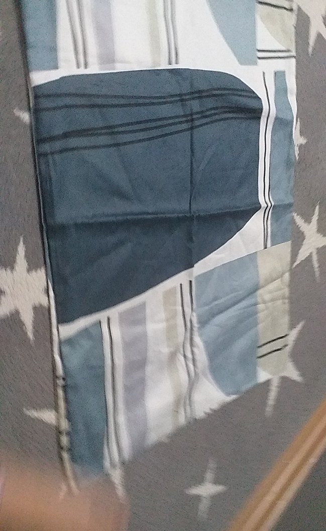 Gri Mavi Düz Yastık - Görsel 4