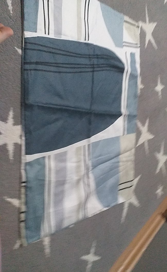 Gri Mavi Düz Yastık - Görsel 3