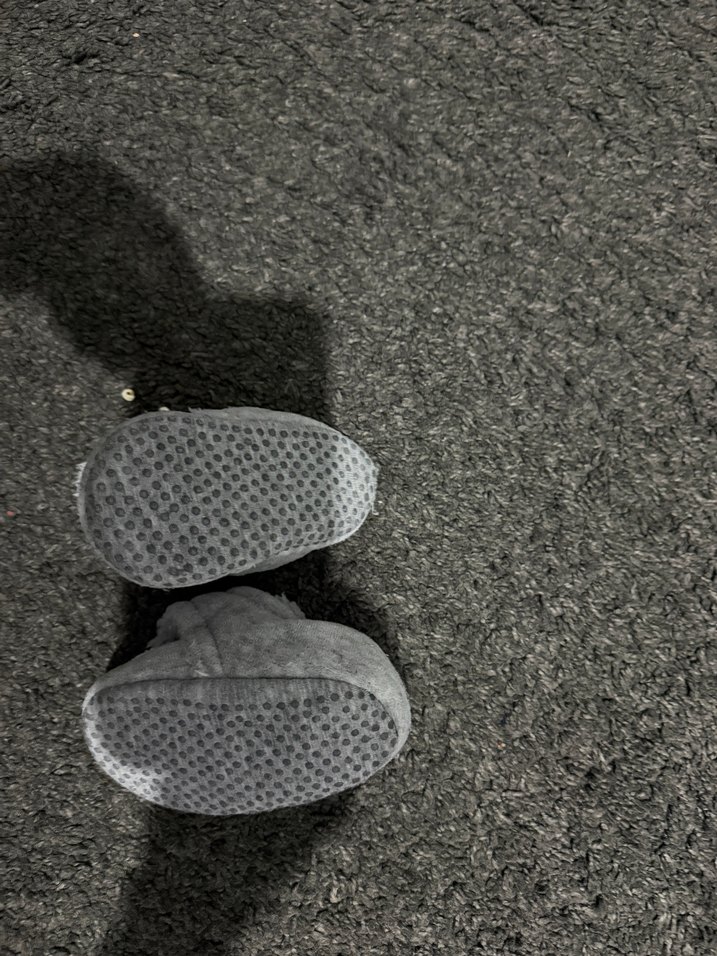 Gri Erkek Çocuk Sıcak ev panduf - Görsel 4