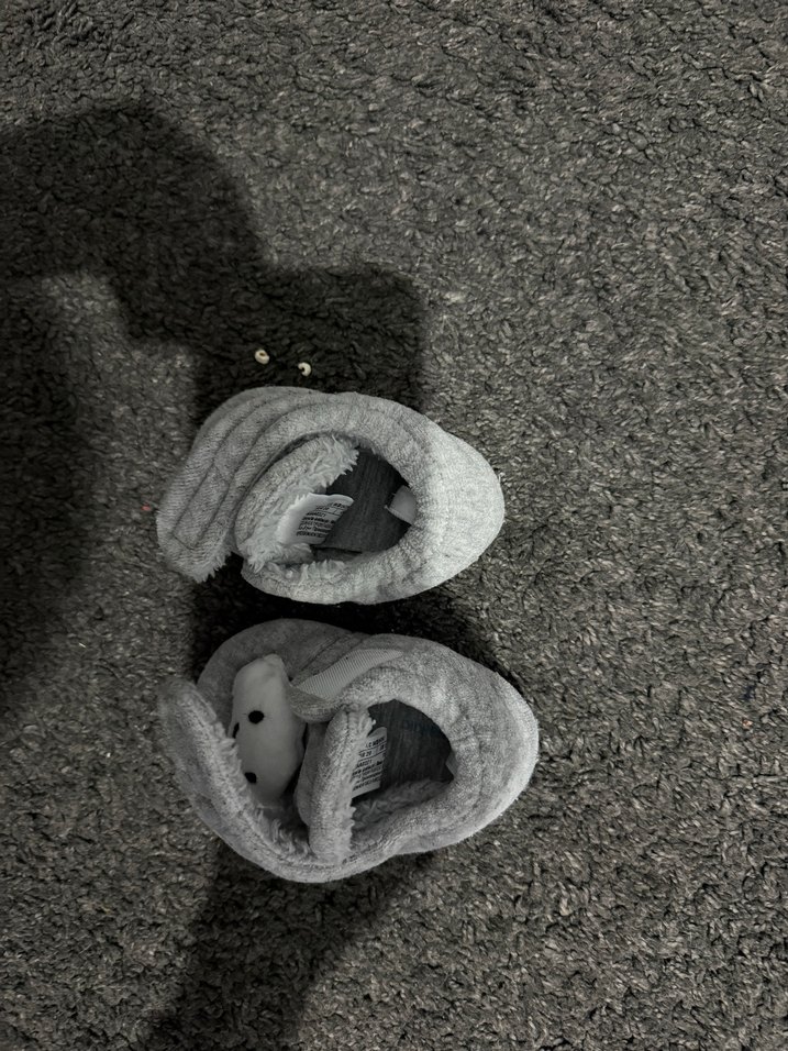 Gri Erkek Çocuk Sıcak ev panduf - Görsel 3