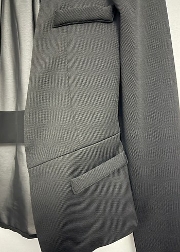 Siyah Kadın abiye blazer ceket - Görsel 4