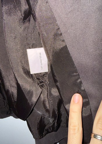 Düğmeli Siyah Kadın Blazer Ceket - Görsel 3