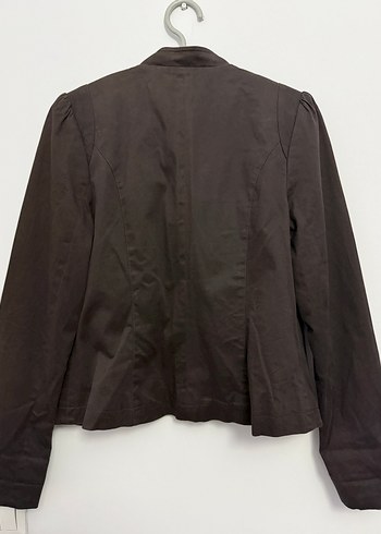 Düğmeli Siyah Kadın Blazer Ceket - Görsel 4