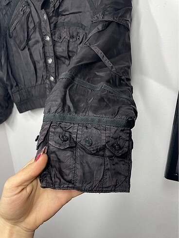 s Beden siyah Renk Diesel Bomber ceket