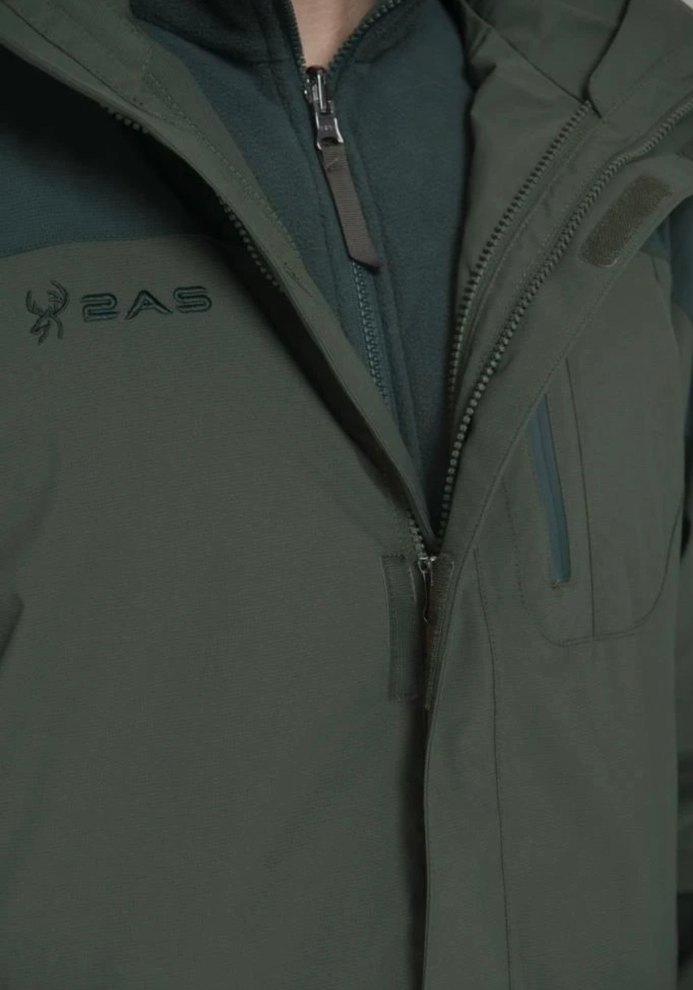 2AS Elbruz 3in1 Erkek Mont Yeşil - Görsel 5