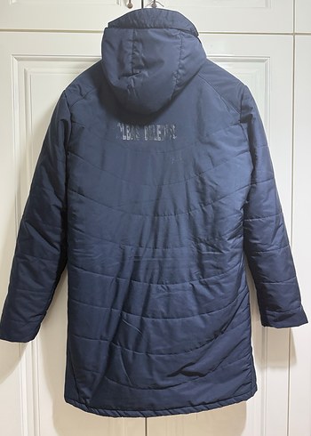 Umbro Erkek Lacivert Kapüşonlu Fermuarlı Mont - Görsel 4