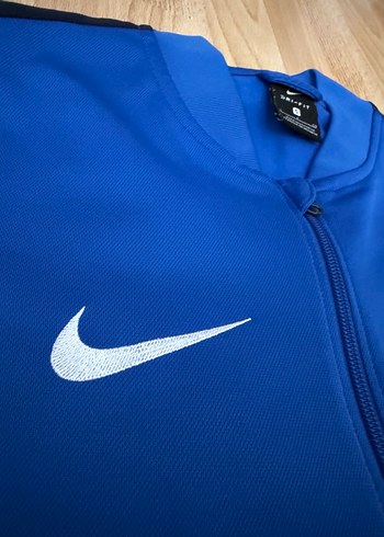 Nike Erkek Mavi Fermuarlı Eşofman Üst - Görsel 5