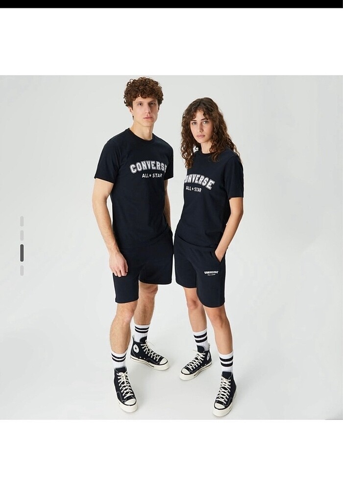 Unisex converse tişört - Görsel 2