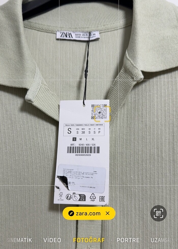 Zara Gömlek - Görsel 4