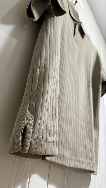 Zara Triko Tişört - Görsel 5