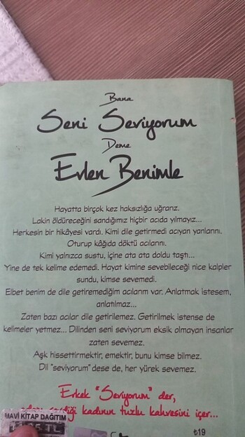 Beden Renk Bana seni seviyorum deme hissettir