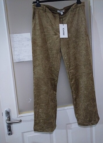Süet görünümlü pantolon İpekyol