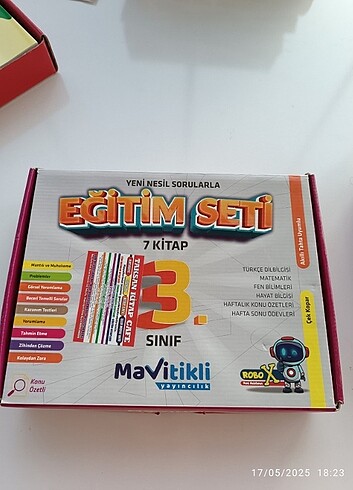Mavi tikli 3 sınıf set