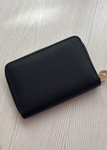 Altın Fermuarlı Yılan Desenli Deri Kadın Cüzdanı - Görsel 3