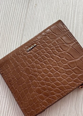 Kahverengi Deri Yılan Desenli Kadın Cüzdan - Görsel 4