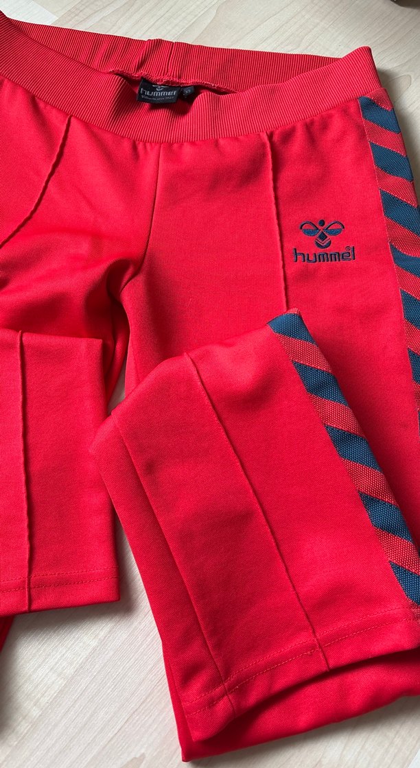 Kırmızı Hummel Fermuarlı Kadın Eşofman Altı - Görsel 4