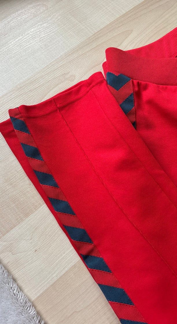 Kırmızı Hummel Fermuarlı Kadın Eşofman Altı - Görsel 3