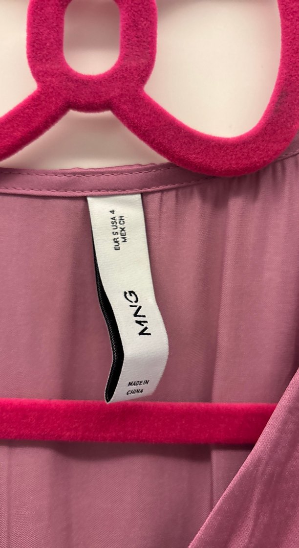 Mor Midi Bohem V Yaka Kadın Elbise - Görsel 3