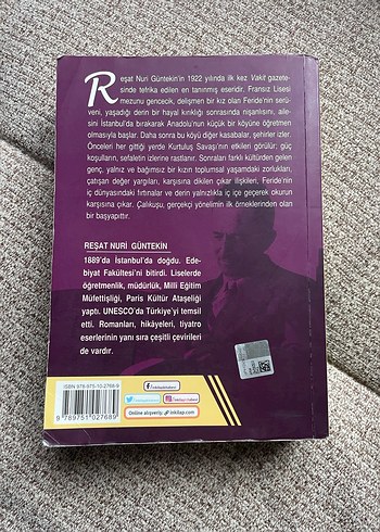 Reşat Nuri Güntekin - Çalıkuşu Romanı - Görsel 2