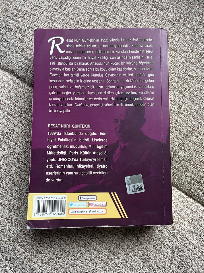 Reşat Nuri Güntekin - Çalıkuşu Romanı - Görsel 2