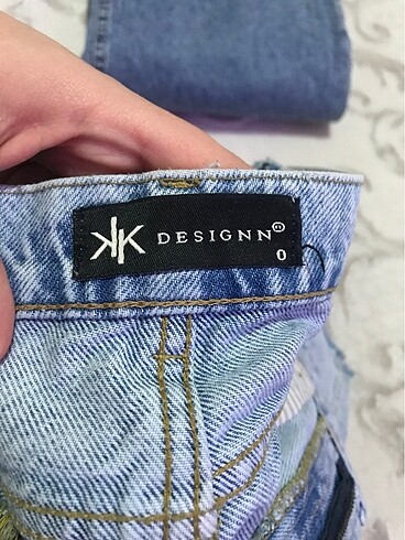 s Beden mavi Renk Kk desing pantolon
