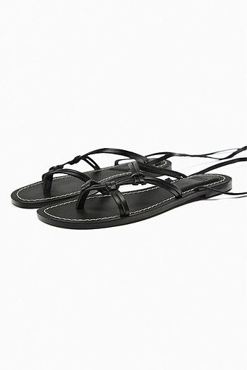 Zara deri sandalet