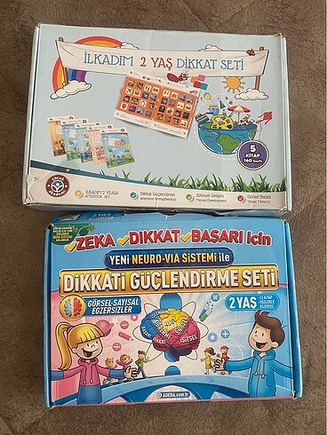 2 yaş adeda çocuk akademi dikkat güçlendirme seti