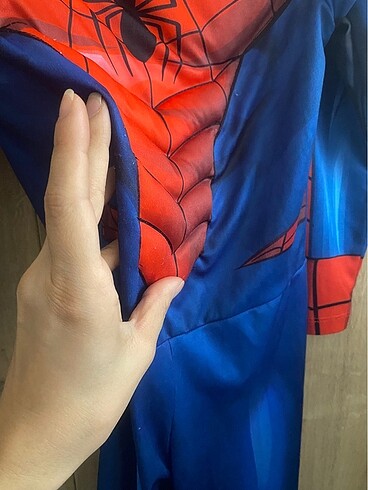 5 Yaş Beden kırmızı Renk Örümcek adam spiderman kostüm