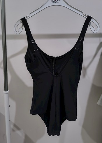 Fermuarlı Siyah Mini Kadın Mayo - Görsel 2