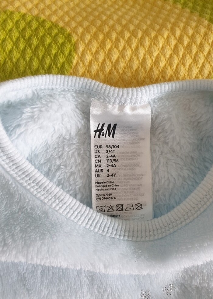 H&M tüylü kışlık pijama - Görsel 2