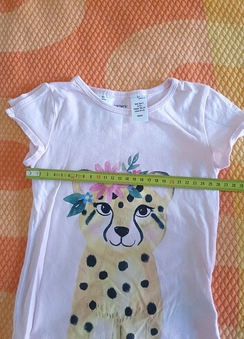 Carter's leoparlı t-shirt 3T - Görsel 2