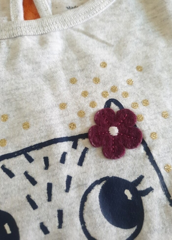 Carter's baykuşlu t-shirt 3T - Görsel 3