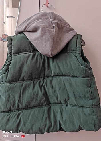 24-36 Ay Beden Unisex kaz tüyü yelek