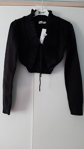 Crop hırka