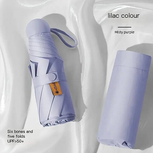 Cep boy mini şemsiye koruma kılıf hediyeli - Görsel 7