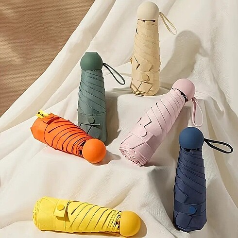 Cep boy mini şemsiye koruma kılıf hediyeli - Görsel 14