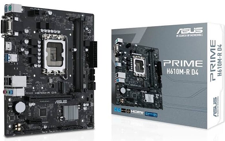 Asus Prime H610M-A D4-CSM Intel H610 3200 MHz DDR4 Soket 1700 mA