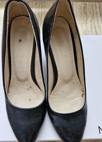 36 Beden siyah Renk Topuklu stiletto