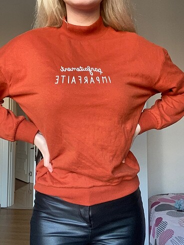 Yazılı sweatshirt