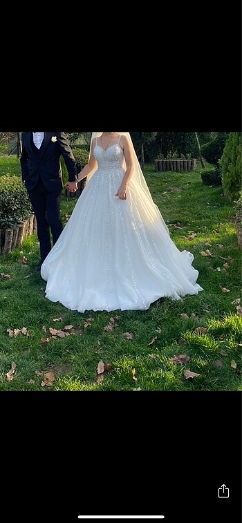 Aysira taşlı gelinlik
