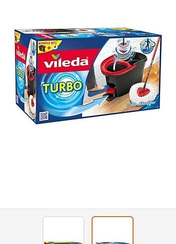 Vileda turbo pedallı temizlik seti