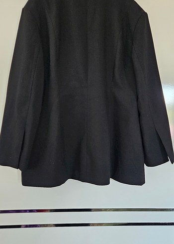 Düğmeli Siyah Kadın Blazer Ceket - Görsel 3