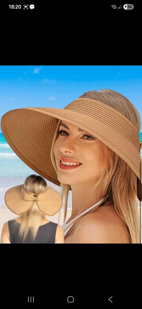 Kadın Siyah Piliseli Bohem Geniş Kenarlı Şapka - Görsel 2