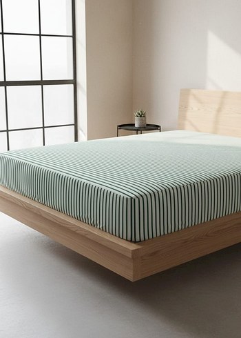 Çizgili Pastel Renkli Nevresim ve Çarşaf - Görsel 7