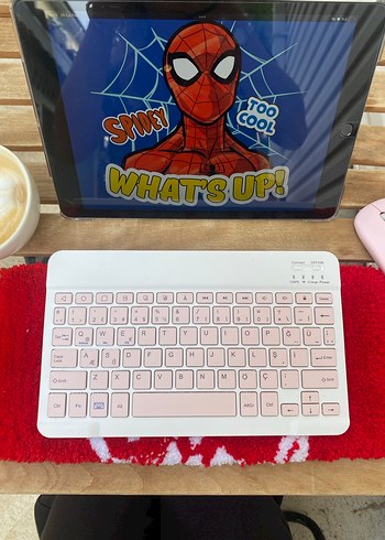 Beden Renk Spider man temalı klavye halısı
