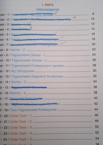 Bilgi Sarmal Matematik Soru Bankası 11. Sınıf.