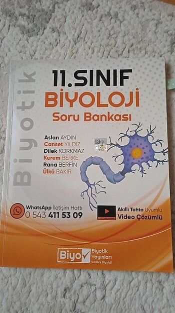 Biyotik yayınları 11. Sınıf biyoloji 